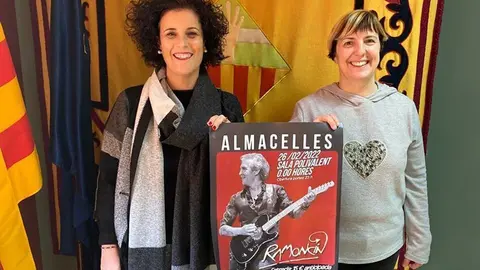 Presentació del concert a Almacelles