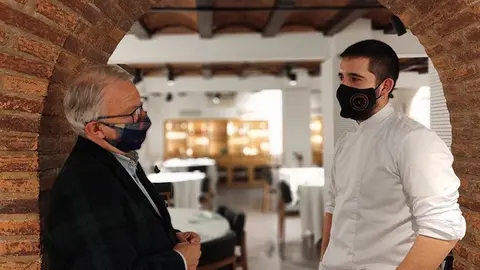 Paco Cerdà i Jesús Gimena conversen a l'Espurna @PaeriaLleida