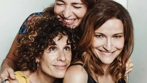 Les protagonistes de l'espectacle 'Les irresponsables'