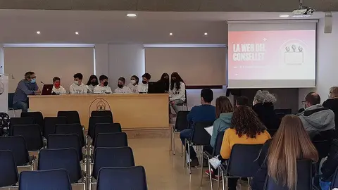 Presentació del web del Consellet del Palau d'Anglesola ©Consellet