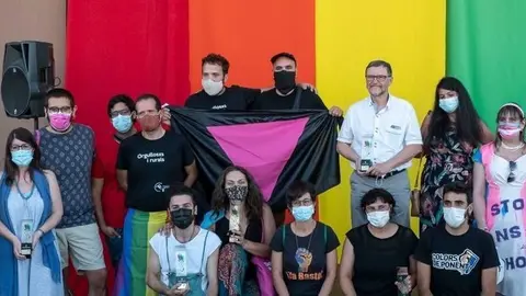 Celebració del Dia Internacional de l’Orgull a la Seu Vella (juny 2021).