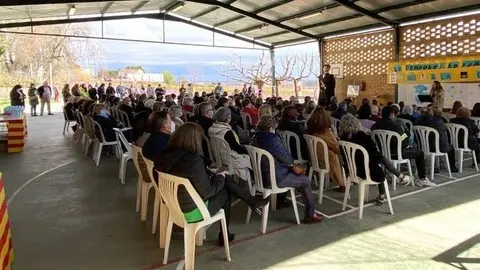 L'acte ha tingut lloc a la pista polivalent de Butsènit. Fotografia: Ajuntament de Lleida.