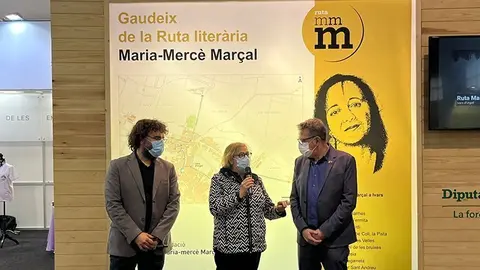 Joan Talarn i Joan Carles Sánchez presenten la Ruta Literària Maria-Mercè Marçal ©Diputació