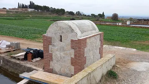 Obres de modernització en  la primera séquia ©CGRCU