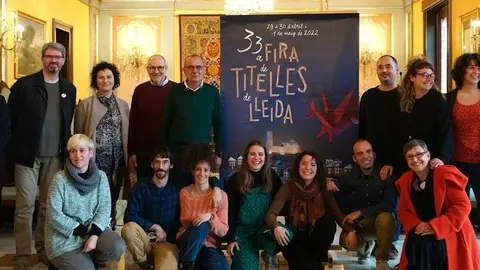 Presentació de l’avançament de programació i les principals novetats de la 33a Fira de Titelles de Lleida. Fotografia: Mario Gascón.