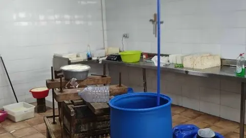 Obrador de formatges. Fotografia: Guàrdia Urbana de Lleida.