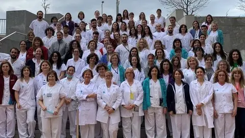 Personal del Laboratori de l'Hospital Arnau de Vilanova.