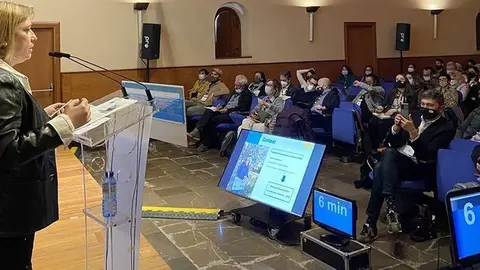 Intervencions en el Fòrun d'Ecoturisme al Pla d'Urgell ©ENS