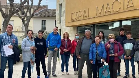 Visita 'Les Borges sota les bombes', emmarcada dins de les Jornades Memòria i República