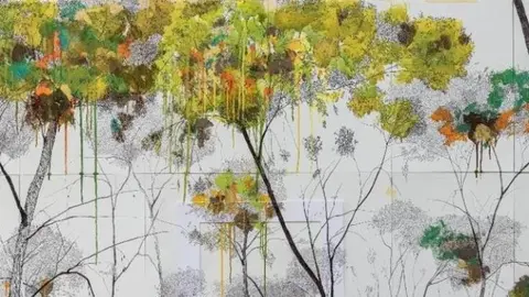 'Llàgrimes', dins l'exposició 'Diàspores naturals', de Tatiana Blanqué