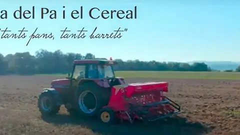 Fotograma del vídeo promocional de la Fira del Pa i el Cereal 2022