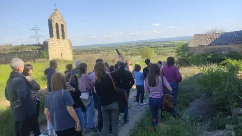 Visita al Castell de les Sitges amb la guia Gemma de Solà ©CCSegarra