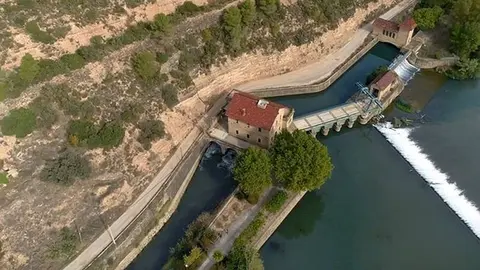 La presa del Canal Principal al Tossal de Ponts ©CGRCU
