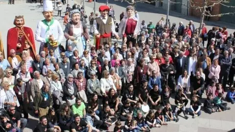 Edició passada de la Trobada de la Gent Gran de la Noguera a Térmens.