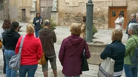 Presentació de la nova ruta dels bombardejos del 1938 a Tàrrega