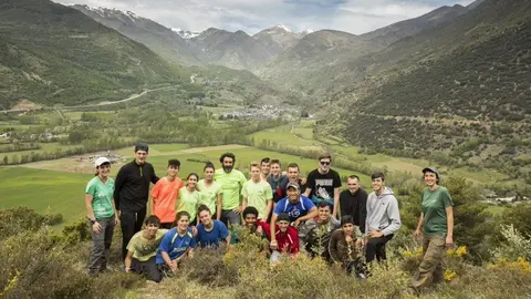 Foto de grup del Projecte Boscos de Muntanya ©Bergwald Project