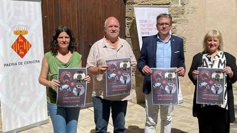 Presentació del cartell del Lleida Canta a Cervera ©Diputació de Lleida
