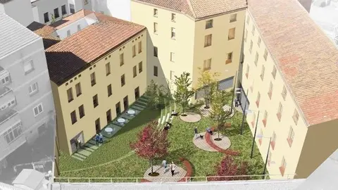Recreació virtual de la rehabilitació del Convent de les Josefines de Lleida
