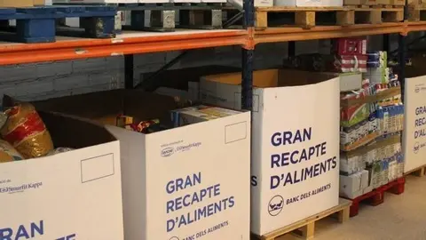 Magatzem d'Aliments Solidaris de Tàrrega. Fotografia: Ajuntament de Tàrrega.