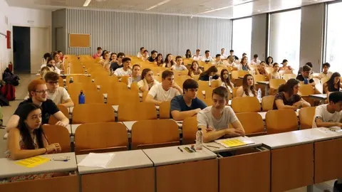 Inici dels exàmens de la selectivitat al Campus de Cappont de Lleida ©Laura Cortés