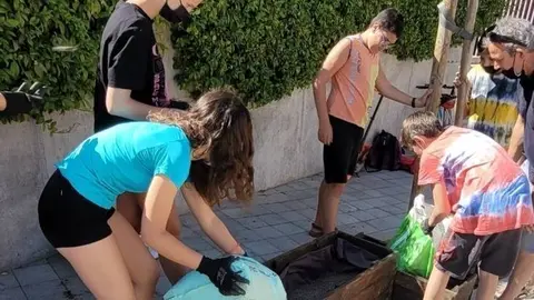 Camps de treball a les Borges Blanques, estiu 2021. Fotografia: Consell Comarcal de les Garrigues.