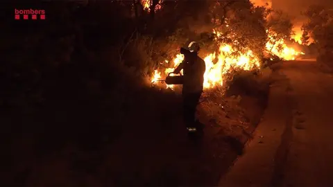 Incendi de Baldomar a Artesa de Segre ©Bombers