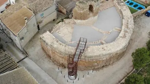 La Torre Romana de Castellnou d'Ossó de Sió restaurada. Fotografia: Ajuntament de Castellnou d'Ossó.