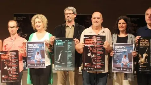 Presentació de la 41a Càtedra Emili Pujol de Cervera. Fotografia: Paeria de Cervera.