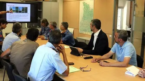 Reunió de la coordinació de la campanya forestal a Lleida ©SalvadorMiret (1)