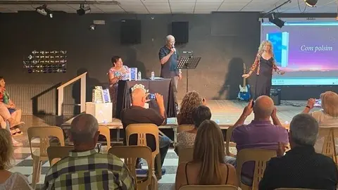 Presentació de 'Polsims de vida', d'Enric Gorgues. Fotografia: Ajuntament de les Borges Blanques.