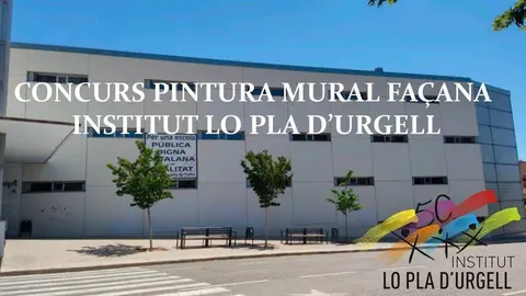 Concurs de Pintura Mural a l'Institut Lo Pla d'Urgell pel seu cinquantè aniversari ©INS Lo Pla d'Urgell