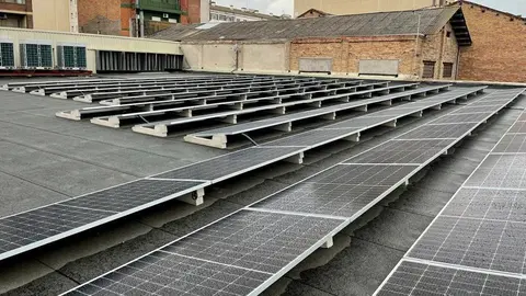 Plaques instal·lades del Plusfresc a Balaguer ©Plusfresc
