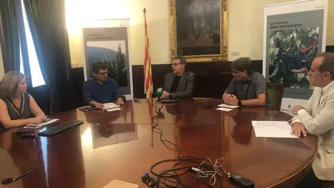 Presentació del conveni signat el 2021 per la Diputació de Lleida i el Patronat de Promoció Econòmica ©Diputació de Lleida