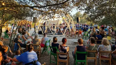 Inauguració de la cúpula geodèsica "Domo del Bosquet" de Sant Ramon ©CCSegarra