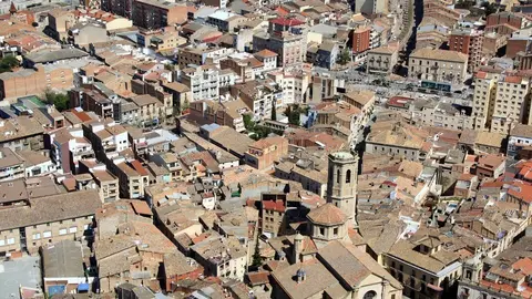 Vista aèria del centre urbà de Tàrrega ©AjTàrrega