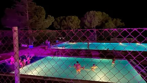 Bany nocturn a Castelldans ©AjCastelldans