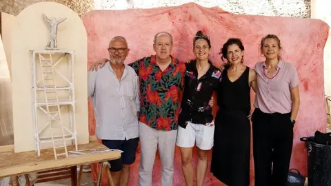 La presentació d'Affresco feta a l'estudi de Josep Minguell, a Tàrrega ©Laura Cortés