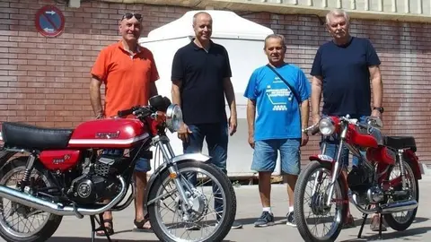 Presentació de la 28a Trobada de Motos Clàssiques Ciutat de Mollerussa. Fotografia: Fira de Mollerussa.