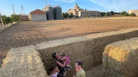 Laberint de palla de Sant Ramon. Fotografia: La Mansa.