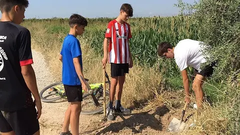 Camp de Treball a Vilanova de Bellpuig ©AjVilanova