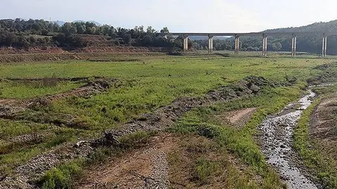 Cua del pantà de Rialp al terme de Bassella ©AlbertLijarcio