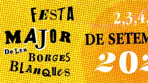 Cartell de la Festa Major de les Borges Blanques