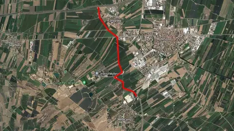 Recorregut aproximat de la Via Orbital