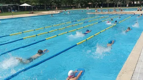 La piscina d'estiu durant la present temporada de bany ©AjTàrrega