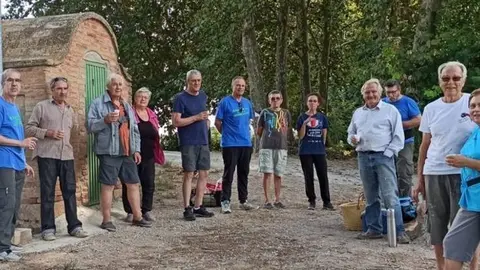 Membres de la Plataforma Canal Viu i de la Banqueta del Palau i de la Banqueta de Bellvís i els Arcs.