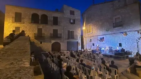 Maials va acollir la darrera actuació del cicle 'Escenaris Singulars' 2022. Fotografia: Consell Comarcal del Segrià.