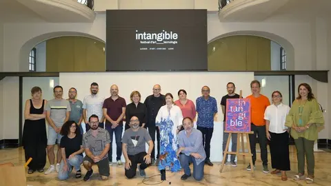 la presentació de la primera edició del Festival Intangible
Fotografia amb alta resolució
©Mario Gas