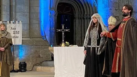 Recreació de les Noces Reials, edició 2021. Fotografia: Associació de Moros i Cristians de Lleida.