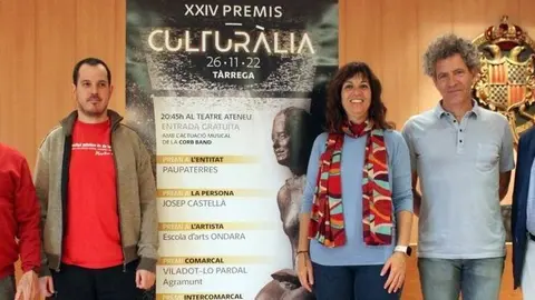 Presentació dels Premis Culturàlia 2022 a la Casa Consistorial de Tàrrega. Fotografia: Ajuntament de Tàrrega.