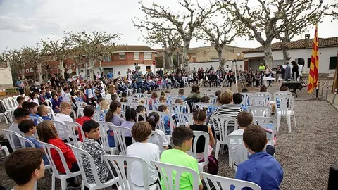 El Palau d'Anglesola posa la primera pedra de la nova escola Arnau Berenguer ©JosepAPérez (1)